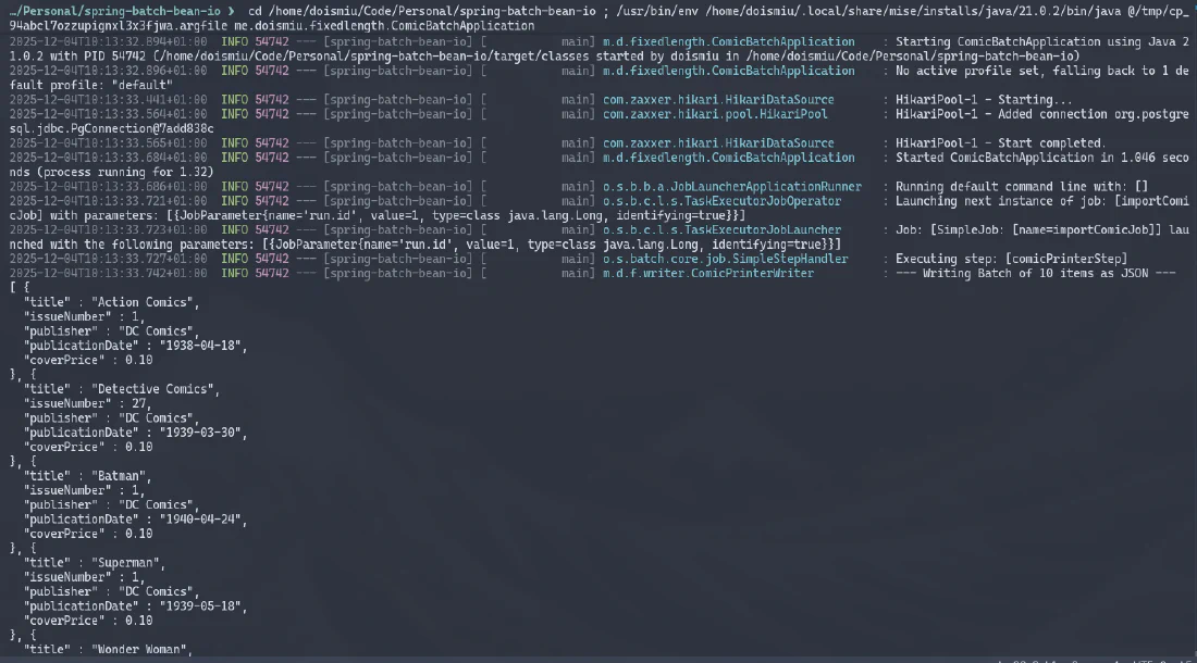 Application running