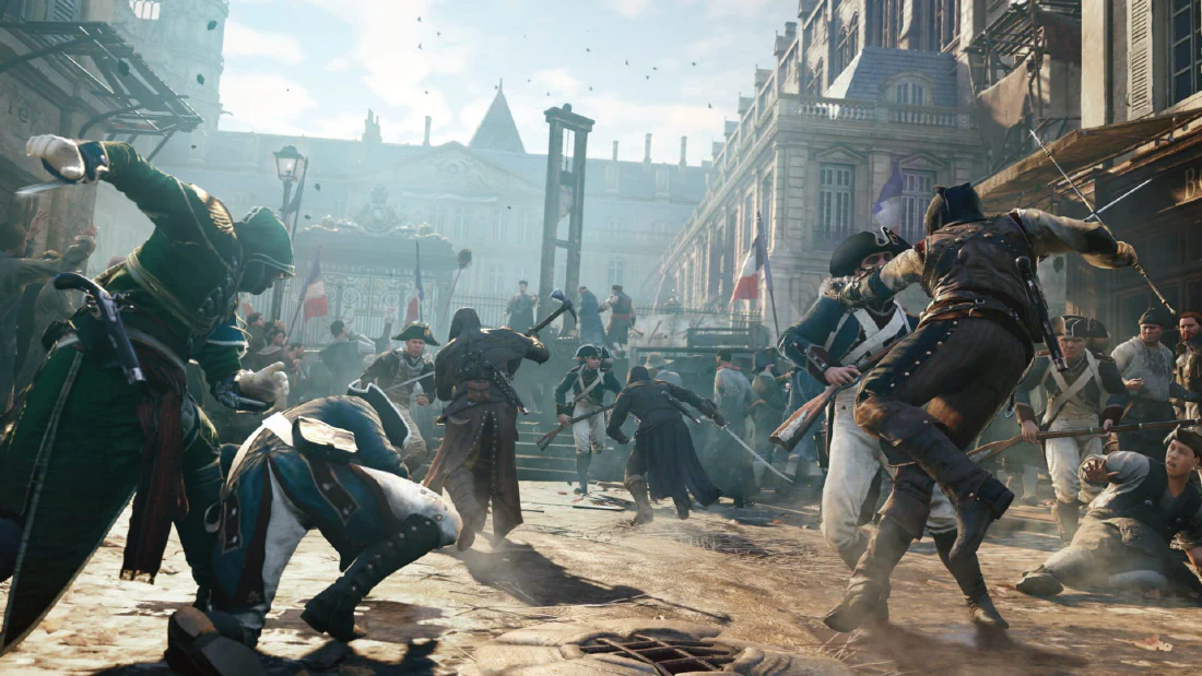 A street brawl in Revolutionary Paris