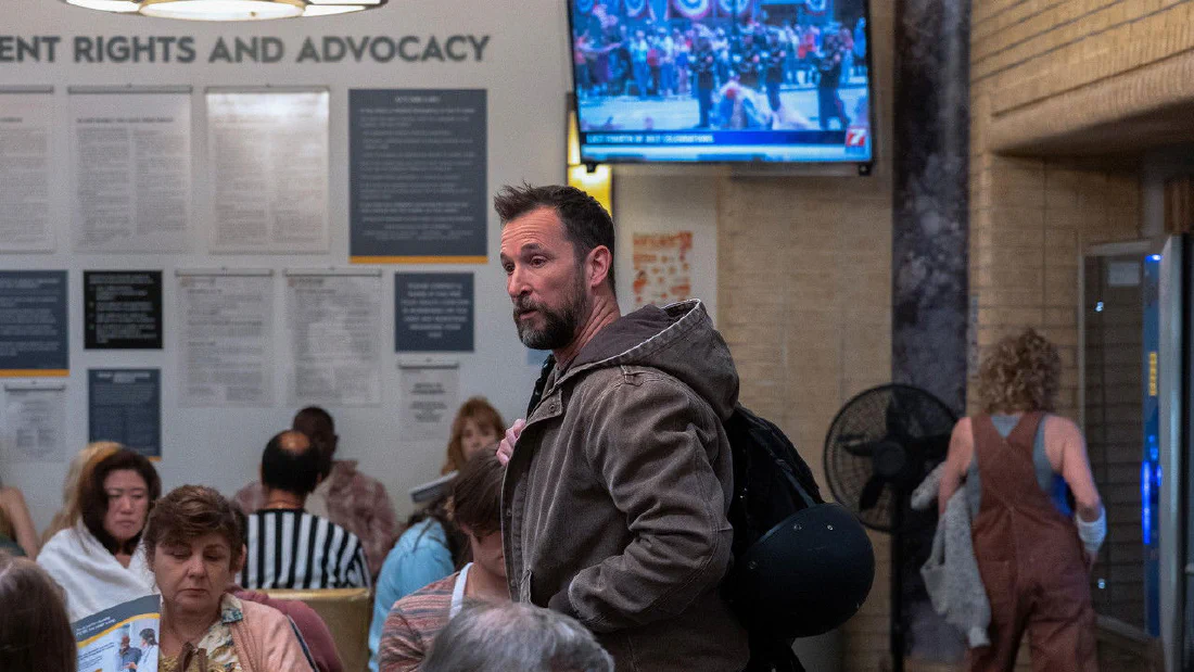 Robby in the emergency department in The Pitt season two