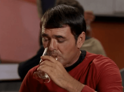 Scotty Drinking